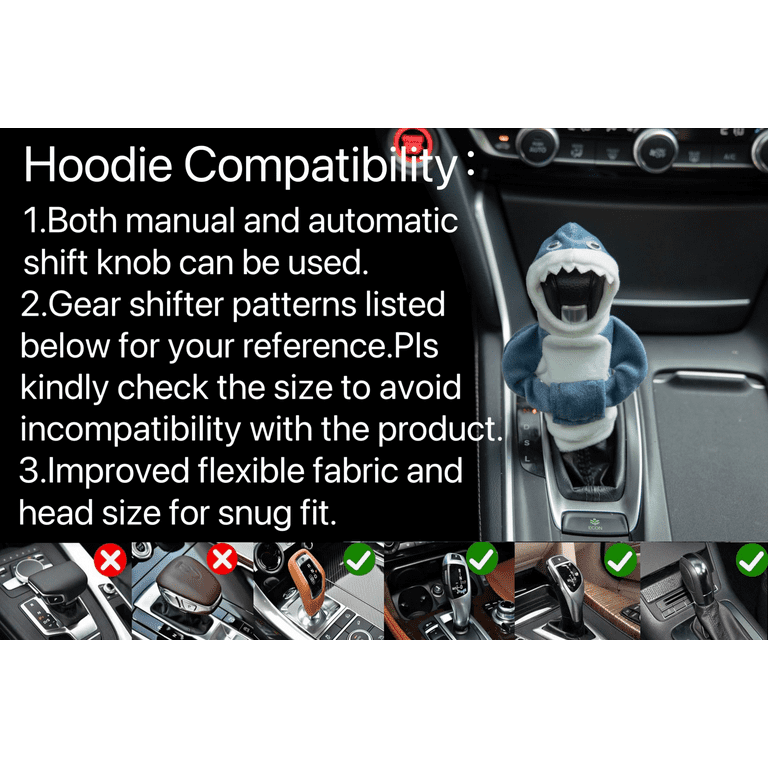 Car Gear Shift Cover  Gear Handle Knob Hoodie Cover,Funny Gear