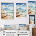 thumbnail image 4 of Designart "Seaside Reflections Beach Photo IV" Nautical & Beach Floater Framed Canvas Print, 4 of 7