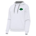 thumbnail image 2 of Women's Antigua White Los Angeles Lakers St. Patrick's Day Victory Pullover Hoodie, 2 of 4