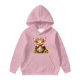 thumbnail image 4 of SJLDQY Girls Hoodies Cute Highland Cow Graphic Hooded Sweatshirts for Girls Long Sleeve Hoodie Fall Winter Casual Pullover Tops with Pockets, 4 of 4