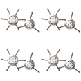thumbnail image 1 of 2 Uds Alambre Acero Cepillo Deshierbe Herramienta Eléctrica para Cortacésped, 1 of 9