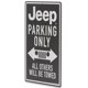 thumbnail image 2 of Letrero De Metal Para Estacionamiento De Jeep Solamente - Letrero De Jeep Vintage Para Tienda De Garaje O Cueva De Hombre - Todos Los Demás Serán Remolcados, 2 of 5
