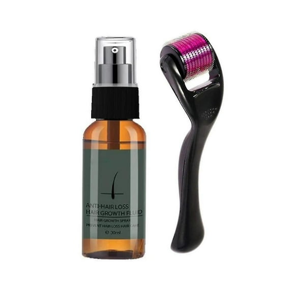 Natural Men Beard Growth Roller Kit Men's Beard Growth Oil Nourishing Enhancer