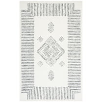 SAFAVIEH Casablanca Thorburn Medallion Area Rug, Ivory/Black, 8' x 10'