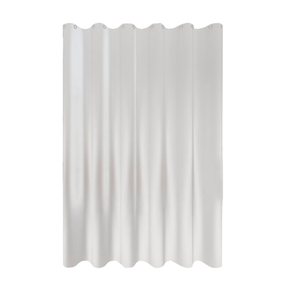 Yooshoverk Heavy Duty Shower Curtain - PEVA Waterproof Liner w/ 12 Hooks, Odor Free Bathroom Decor, Extra Thick Mold Resistant for Shower Tub