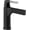 Chrome / Matte Black, variant on Delta Zura Single Handle Bathroom Faucet - Less Pop Up, Chrome / Matte Black