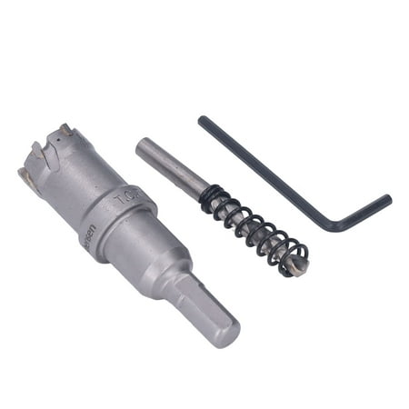 

Carbide Hole Saw High Hardness Hole Cutter Kit Hardened Tip 45 Steel Teeth With Hex Wrench For Metal And Wood Cutting 22mm / 0.9in