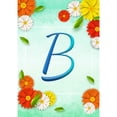 thumbnail image 2 of America Forever Summer Floral Monogram House Flag Letter B 28 x 40 inches Cosmos Yellow Red White Spring Flower Double Sided Vertical Outdoor Yard Lawn Decorative Seasonal Summertime House Flag, 2 of 5