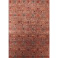 thumbnail image 1 of Ahgly Company Indoor Rectangle Mid-Century Modern Red Oriental Area Rugs, 4' x 6', 1 of 6