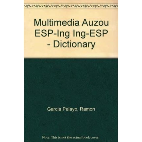Pre-Owned On Line Dictionary Multimedia Ingles/Esp C/Disquete, 9782733802977, 2733802976, Hardcover,