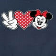 thumbnail image 3 of Mickey & Friends - Peace Love Minnie - Toddler And Youth Crewneck Fleece Sweatshirt, 3 of 5
