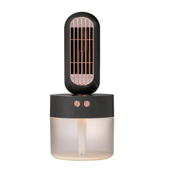 Ounissouiy Ventilador de pulverización de niebla de agua 3 velocidades Dorm Handheld Auto Power-off Humidificador Deportes al aire libre Viajes Picnic Electrodomésticos Negro Ounissouiy HA064674-02B