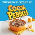 thumbnail image 7 of Cocoa Pebbles Sweetened Chocolate Rice Cereal, 38 oz Value Pack With White Bowl By OMA, 7 of 7
