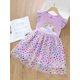 thumbnail image 2 of Toddler Girls Cartoon Unicorn Dresses Baby Girl Casual Dress, 2 of 5