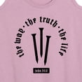 thumbnail image 3 of Instant Message - The Way The Truth The Life - Women's Racerback Tank Top, 3 of 6