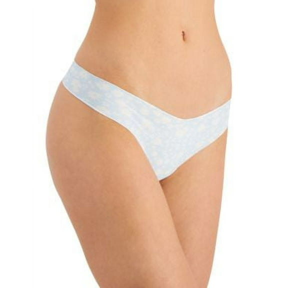 Jenni Womens No-Show Thong Underwear Daisy Large