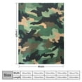 thumbnail image 4 of Nawypu Camouflage Throw Blanket, Extra-Large Super-Soft Camo Blanket for Men, Women, Boys and Girls, Teens, Children, Lightweight Cammo Blanket (50in x 60in) Warm Plush and Cozy Throw for Bed, 4 of 6