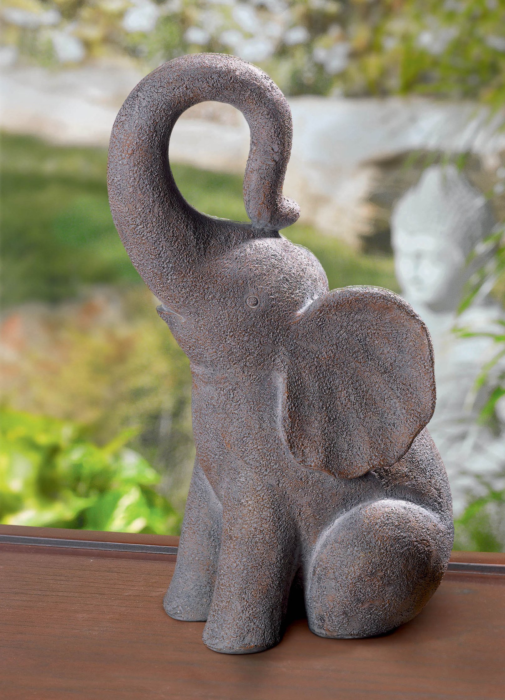 Grasslands Road World Garden Good Luck Elephant Statue - image 2 of 3