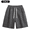 Dark gray, variant on Men's Cotton Casual Athletic Shorts, Elastic Waist Drawstring Sweat Shorts with Side Pockets, Relaxed Fit Summer Workout Daily Wear Shorts, Multiple Colors Available