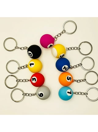 Pool Ball Keychain