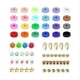 thumbnail image 4 of 6MM 24 Rainbow Color Flat Chip Beads for Making Letter Beads, 4 of 5