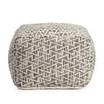 thumbnail image 2 of Jani  Lafayette 22" Square Black Pouf Ottoman, 2 of 3