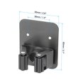 thumbnail image 2 of Soporte para escobas de acero inoxidable 304 Uxcell, montado en la pared, ganchos para mopas, estante de utilidad pesada, gris, paquete de 4, 2 of 5