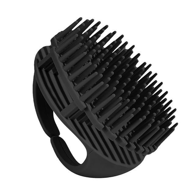 Fiudx Cepillo para Champú, Peine Masajeador de Silicona para Cuero Cabelludo, Cepillo Limpiador Suave para El Cabello, Uso Diario En Peluquerías, Mascotas para Hombres y Mujeres, Promue La Salud Circ