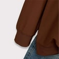 thumbnail image 5 of Godom Womens Sweatshirt Crewneck Long Sleeve Shirts Loose Fit Letter Print Tops Fall Fashion, 5 of 7