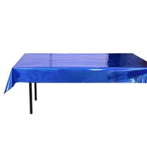 Guanhe Party Tablecloths 106x39inches Rose Gold Large Size Rectangle Tablecloths Party Supplies & Decor Summer Indoor Outdoor(Dark Blue)