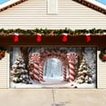 thumbnail image 4 of Bannière de Garage Décorations des Fêtes Décoration Festive Matériau Polyester Résistant aux Intempéries Installation Facile Design Accrocheur pour Célébrations Saisonnières Réunions de Famille Extérieur Intérieur, 4 of 5