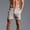 Khaki, variant on Mens Athletic Shorts Qiggri Men Casual Fashion Solid Shorts With Pocket Elastic Waist Shoort Pants