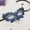 Blue, variant on Lace Mask for Women Masquerade Masks Costume Party Lace Face Mask Halloween Eye Mask One Size