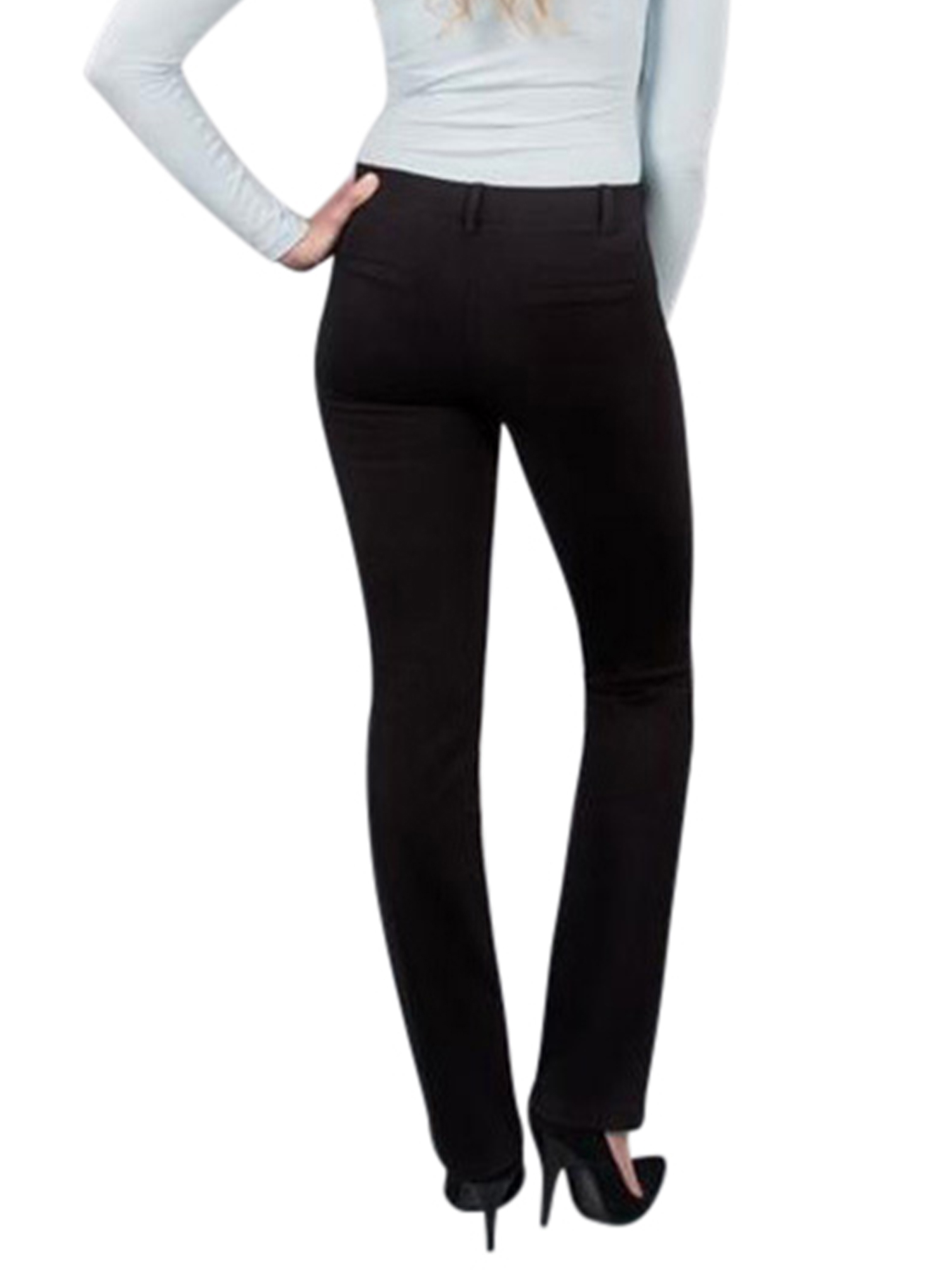 Womens Casual Bell Bottoms with Pockets 