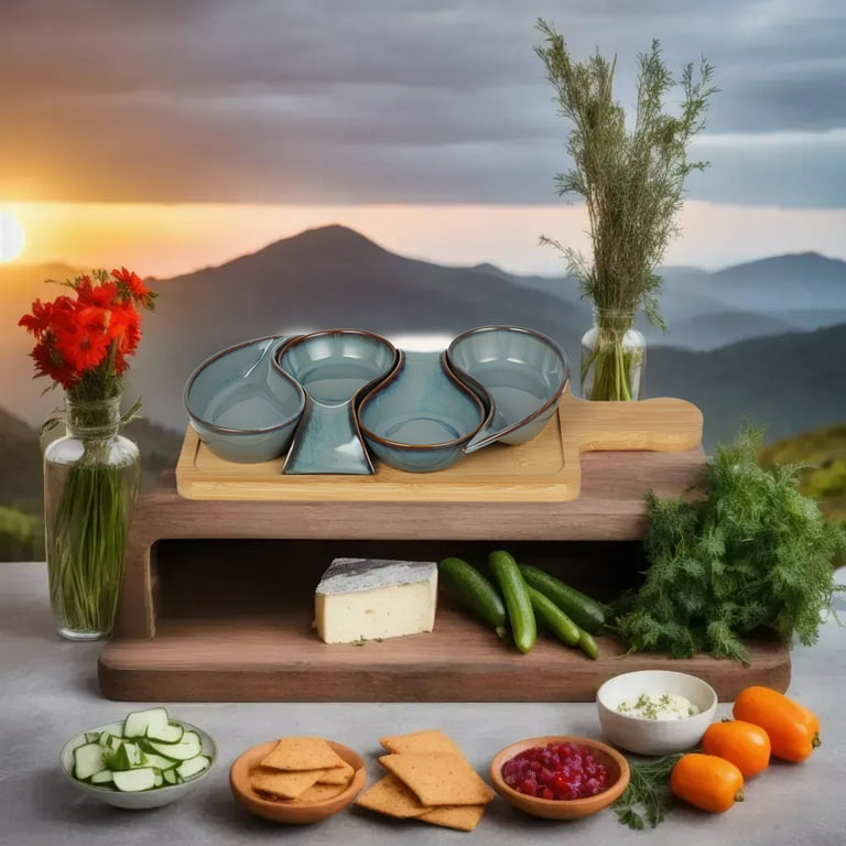 Condiment serving dishes online