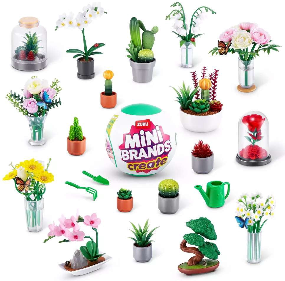 5 Surprise Create Garden LOT OF 3 Mystery Packs