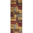 thumbnail image 1 of Unique Loom Barista Collection Modern Circles Rustic Warm Rug_COF010, 2' 2" x 6' Runner, Multi/Beige, 1 of 10