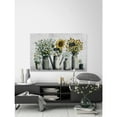 thumbnail image 3 of Parvez Taj Tin Can Flowers Painting Print on Wrapped Canvas, 3 of 6