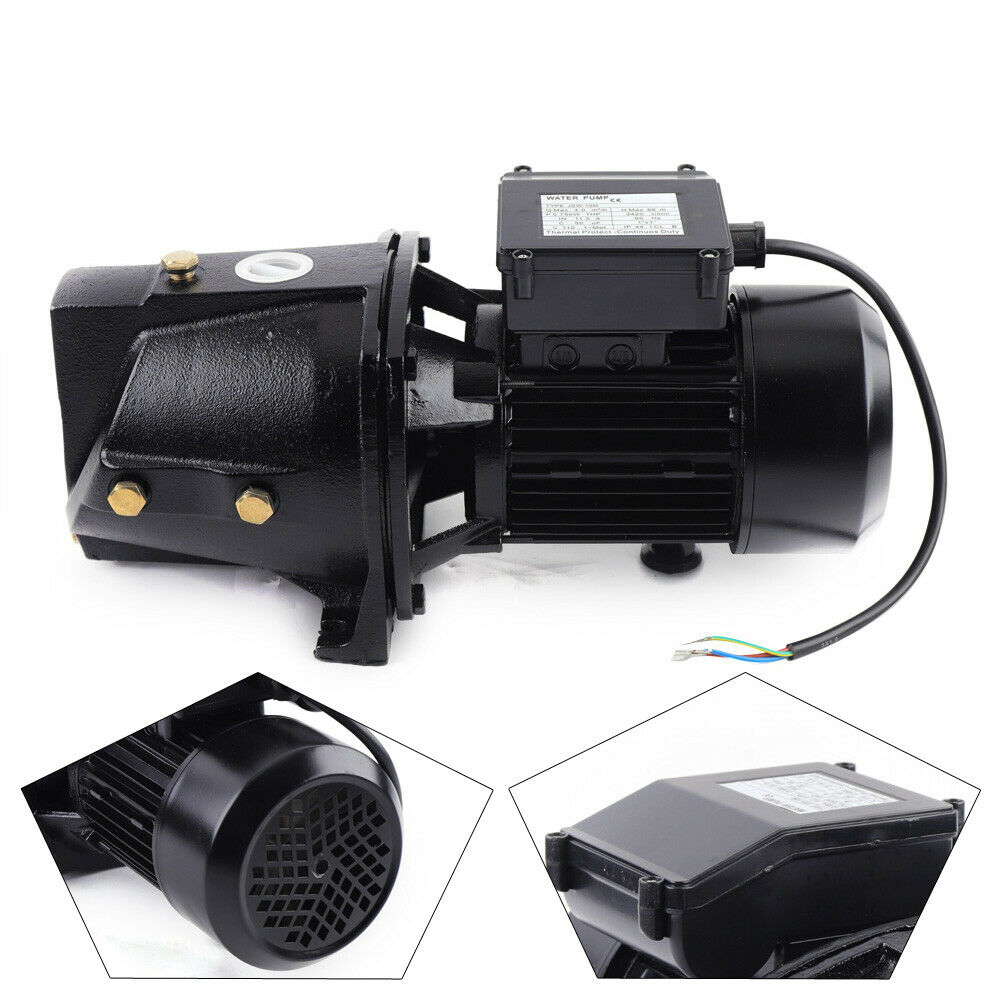 FETCOI 1 HP 110V 750W Well Jet Pump w/ Adjustable Pressure Switch Water Pump Commercial