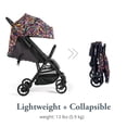 thumbnail image 3 of Inglesina Quid Stroller, Maya Black (Otomi-Inspired) - Compact, Airplane Travel Stroller for Babies & Toddlers 3 Months to 50 lbs - Lightweight - Easy to Open - BPA Free, 3 of 4