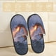thumbnail image 2 of Balery Winter Fire Dragon Pantuflas de Casa de Felpa Silenciosas con Diseño Estampado, Zapatillas Cómodas Antideslizantes de Algodón para Interior-Large, 2 of 8