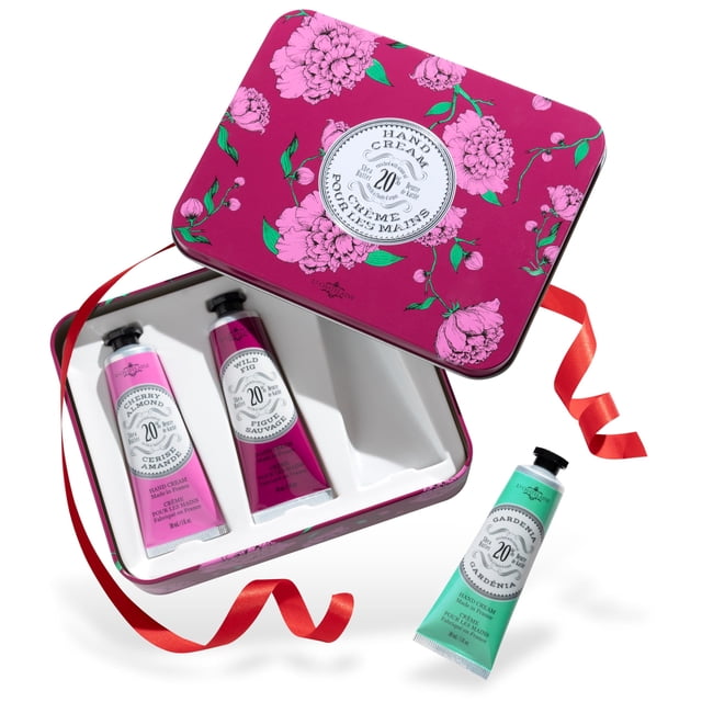 Set de regalo de crema de manos La Chatelaine para mujer con manteca de karité