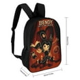 thumbnail image 2 of Bendy And The Ink Machine Backpacks 17 Inch Bookbag Casual Daypack Backpacks for Travel Camping Hiking, 2 of 8