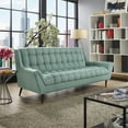 thumbnail image 4 of Modway Response Fabric Sofa in Laguna, 4 of 5