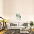 thumbnail image 3 of Global Gallery's 'Blue Garden III Crop' by Daphne Brissonnet Stretched Canvas Wall Art, 3 of 4