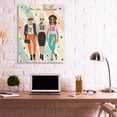 thumbnail image 2 of Stupell Industries Fashionista Friends with Female Glam Phrases Designed by Ilis Avilés, 2 of 6