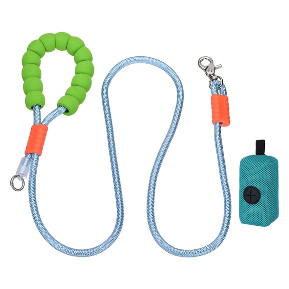 Uxcell Dog Leash with Padded Hands Free, 6.6ft/2m Adjustable Bungee Dog Training Leash, No Pull Heavy Duty Rope(Blue, Blue Bag), Intended for Large Medium Pet Running/Hiking/Walking