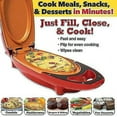 thumbnail image 3 of 5 Minute Chef Red Copper Non-stick Electric Cooking Casserole Smokeless, 3 of 4