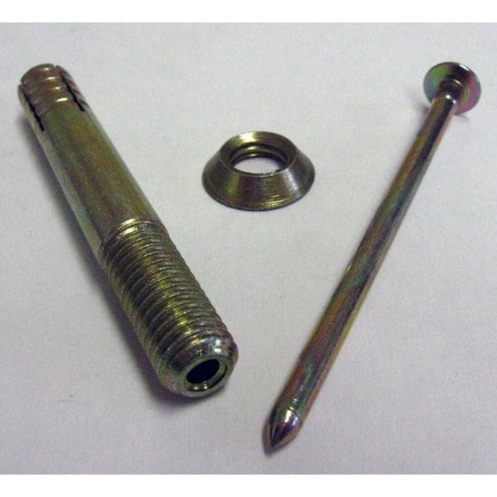 DFS Nail Drive Anchor, 1/4" Dia., 2-3/8" L, Steel Zinc Plated, 10 PK GCPFS14238
