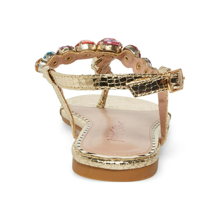 Betsey johnson hotsell gold sandals